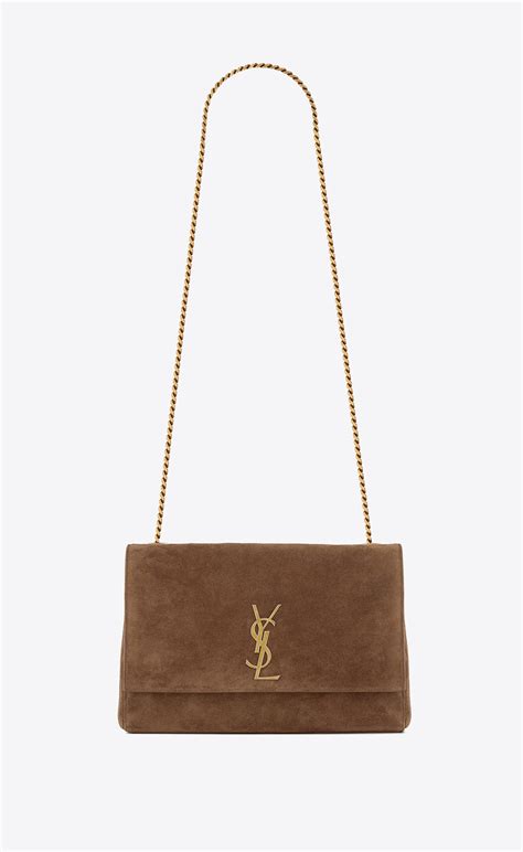 ysl suede leather camel|KATE medium in suede .